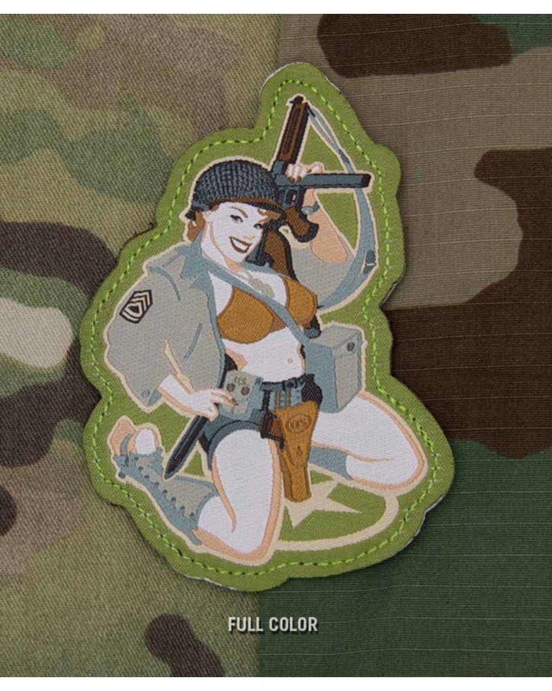 Morale Patch "Thompson Girl Pinup" Fullcolor