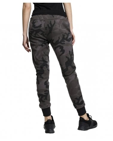 Pantalon Jogging camouflage Dark Camo Femme URBAN CLASSICS - vue de dos | SPECIALFORCE