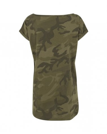 T-Shirt Femme Camouflage URBAN CLASSICS - vue de dos | SPECIALFORCE