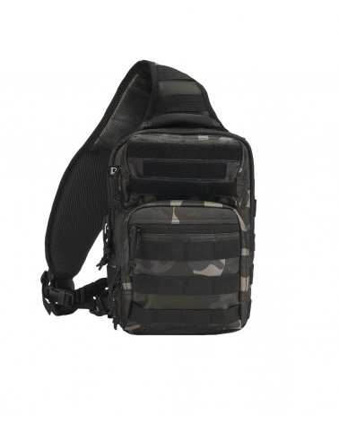 sac à dos militaire mono bretelle camouflage noir - BRANDIT "US Cooper Sling" 8 L | SPECIALFORCE