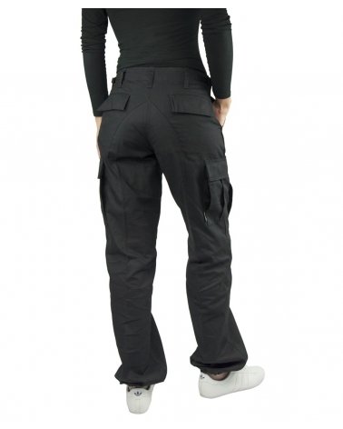 Pantalon Treillis Femme MIL-TEC - noir - vue de 3/4 | SPECIALFORCE