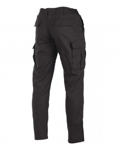 Pantalon Homme treillis MIL-TEC SlimFit noir - Vue de Dos | SPECIALFORCE