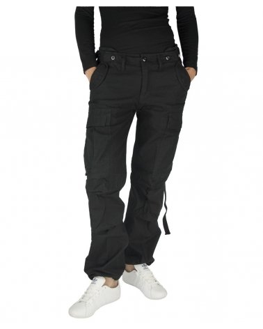 Pantalon Treillis Femme Militaire M-65 BRANDIT noir