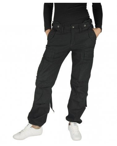 Pantalon Treillis Femme Militaire M-65 BRANDIT noir