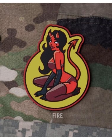 Morale Patches "Devil Girl" rouge