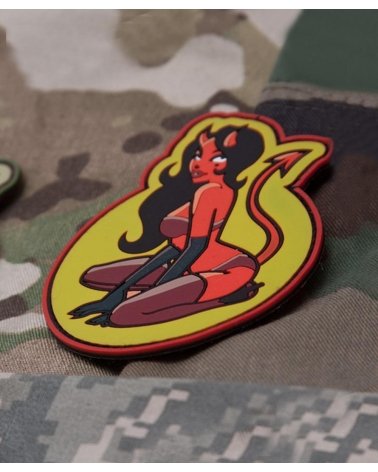 Morale Patches "Devil Girl" rouge