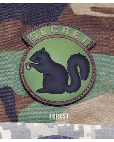Morale Patch PVC "Secret Squirrel" Forêt