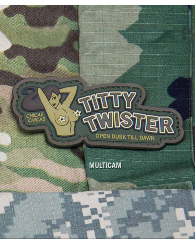Morale Patch PVC "Titty Twister" Multicam