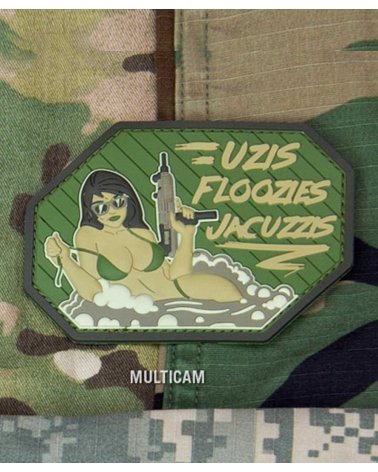 Morale Patch PVC "Uzis Floozies Jacuzzis" Multicam MIL-SPEC MONKEY | SPECIALFORCE
