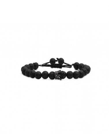 Bracelet Pierre Volcanique "Black Crown" | SPECIALFORCE