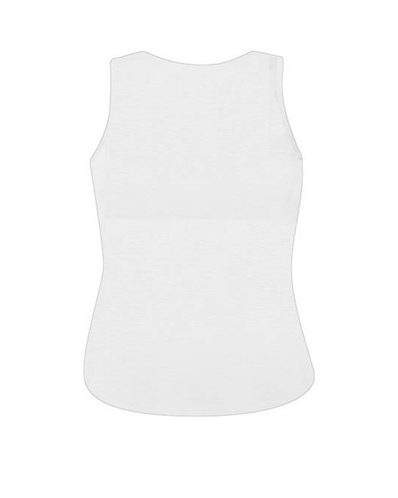 Débardeur Femme Blanc GILDAN - vue de dos | SPECIALFORCE