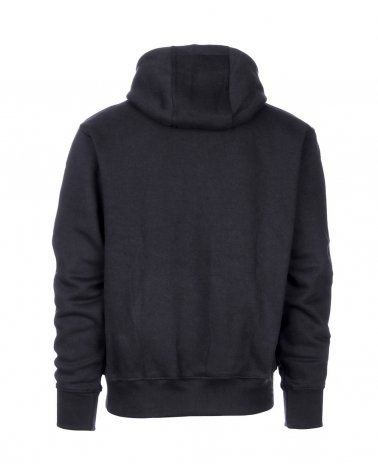 Sweatshirt noir à capuche Homme KOSUMO - Vue de Dos