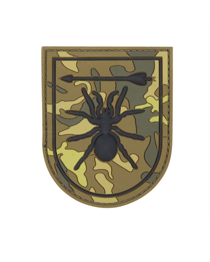 Morale Patch PVC "Special Forces Spider" Camouflage vert - Camouflage Forêt