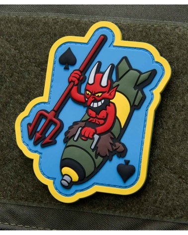 Zoom sur Morale Patch PVC "Devil Bomber" Fullcolor MIL-SPEC MONKEY | SPECIALFORCE