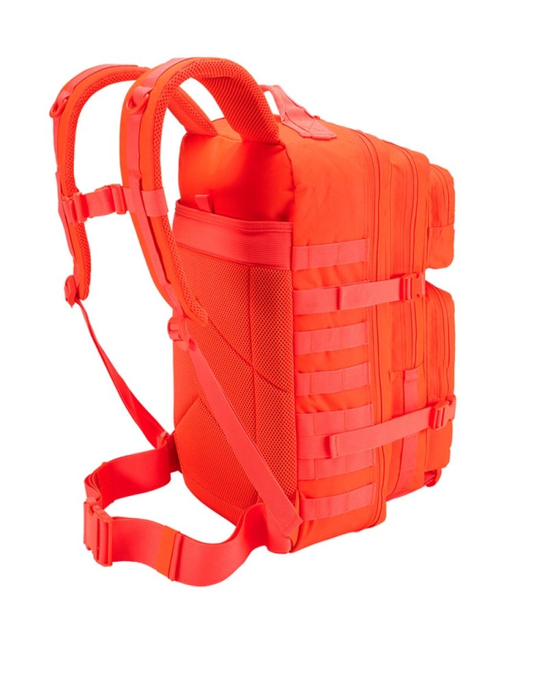 Sac à dos BRANDIT "US Cooper" 25 L orange fluo - vue de dos | SPECIALFORCE