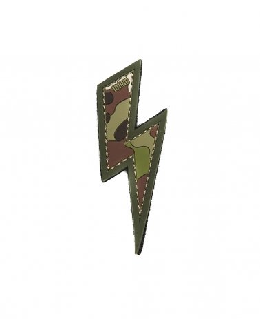 Morale Patch PVC "Lightning" camouflage à bord kaki 101 INC | SPECIALFORCE