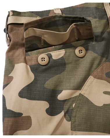 Pantalon Femme BDU RipStop BRANDIT camouflage léger - zoom sur Poche Arrière | SPECIALFORCE