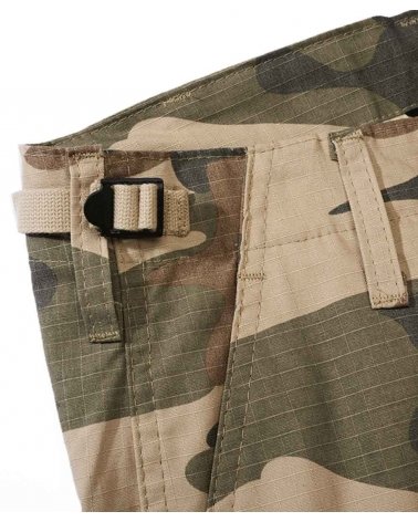 Pantalon Femme BDU RipStop BRANDIT camouflage léger - zoom sur cordon d'ajustement | SPECIALFORCE