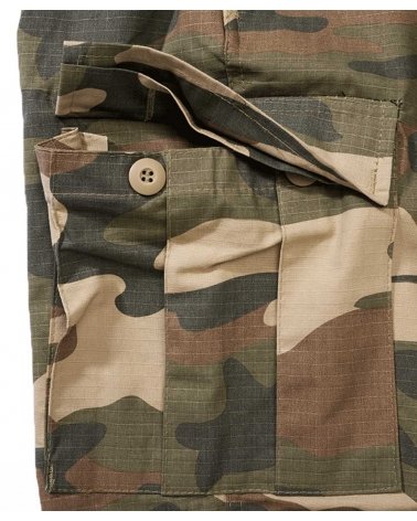 Pantalon Femme BDU RipStop BRANDIT camouflage léger - zoom sur Poche Latérale | SPECIALFORCE