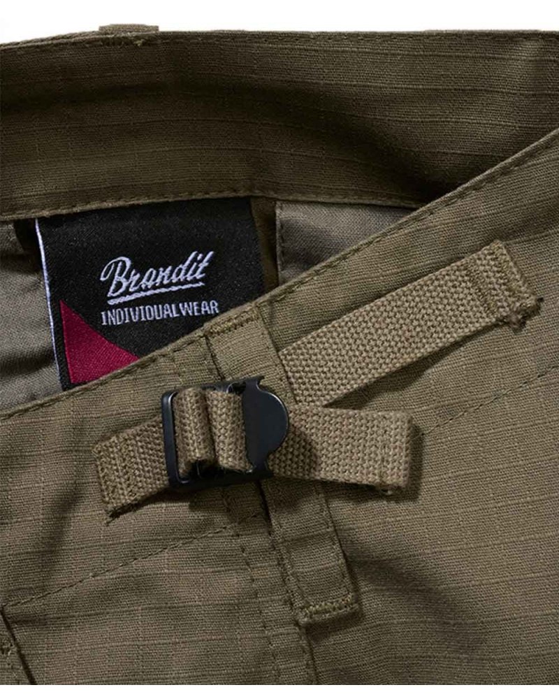 Pantalon Femme BDU RipStop BRANDIT kaki - zoom sur cordon d'ajustement | SPECIALFORCE Pantalon Femme BDU RipStop BRANDIT kaki - zoom sur cordon d'ajustement | SPECIALFORCE