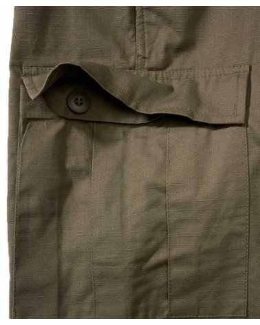 Pantalon Femme BDU RipStop BRANDIT kaki - zoom sur Poche Latérale | SPECIALFORCE