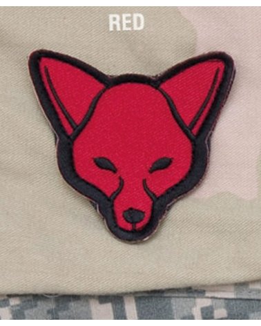 Morale Patch "Fox Head" MIL-SPEC MONKEY rouge | SPECIALFORCE