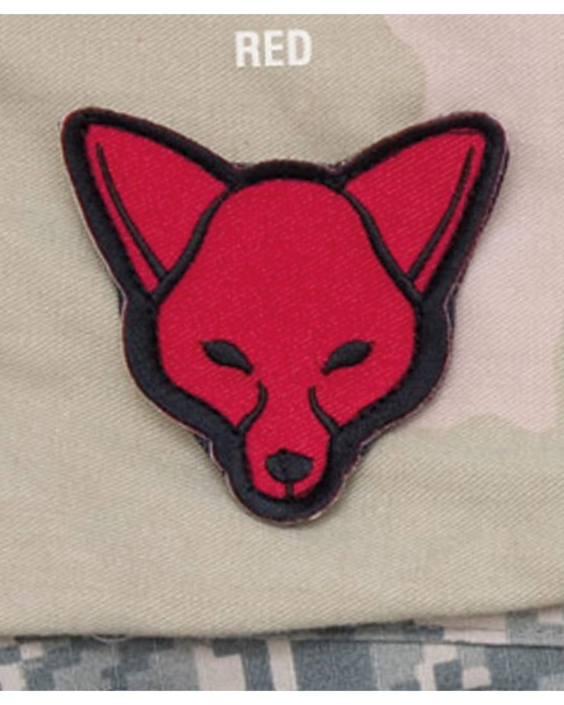 Morale Patch "Fox Head" MIL-SPEC MONKEY rouge | SPECIALFORCE