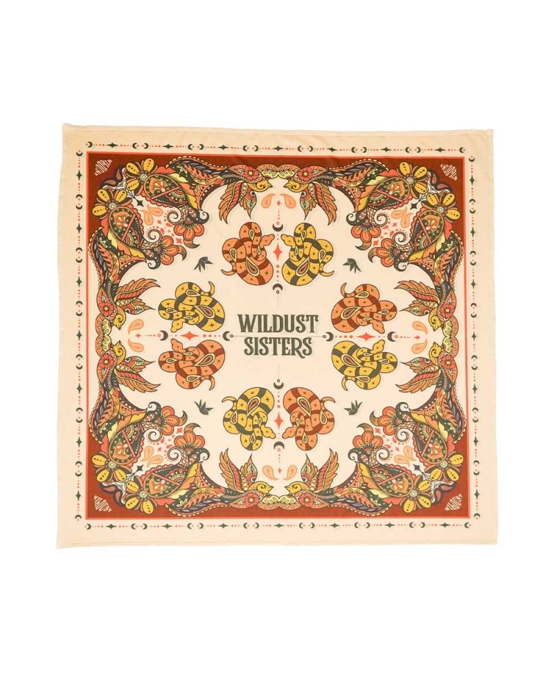 Foulard Moto Femme "Gypsy" WILDUST déplié (60x60 cm) | SPECIALFORCE