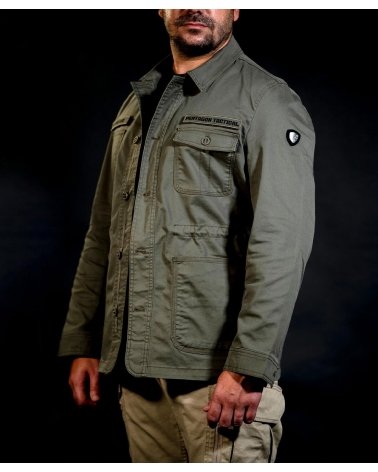 Veste Militaire Homme "Rogue Hero" Gris Cendre PENTAGON TACTICAL sur modèle | SPECIALFORCE