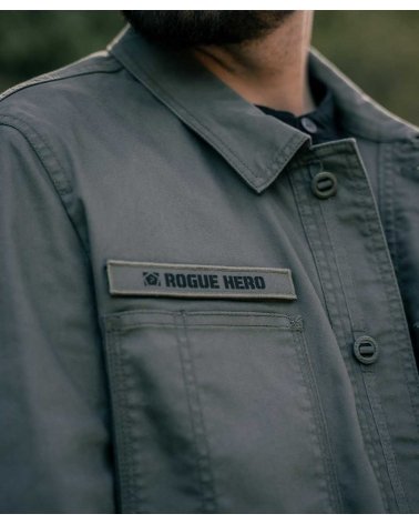 Veste Militaire Homme "Rogue Hero" Gris Cendre PENTAGON TACTICAL - zoom Patch Velcro à droite | SPECIALFORCE
