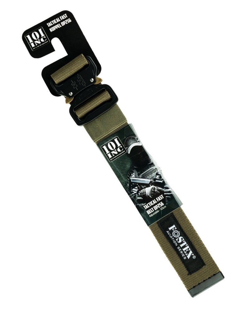 Ceinture Rapide Tactique FOSTEX - coloris kaki - vue dans son étui | SPECIALFORCE Ceinture Rapide Tactique FOSTEX - coloris kaki - vue dans son étui | SPECIALFORCE