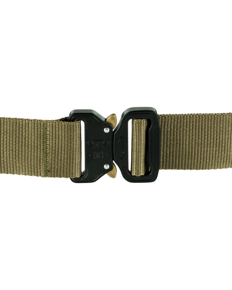 Ceinture Rapide Tactique FOSTEX - coloris kaki - zoom sur fermeture rapide clipsée | SPECIALFORCE Ceinture Rapide Tactique FOSTEX - coloris kaki - zoom sur fermeture rapide clipsée | SPECIALFORCE