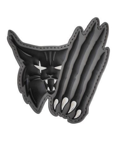 Patch Velcro PVC "Lynx SPECIALFORCE" - coloris noir / fond gris foncé | SPECIALFORCE