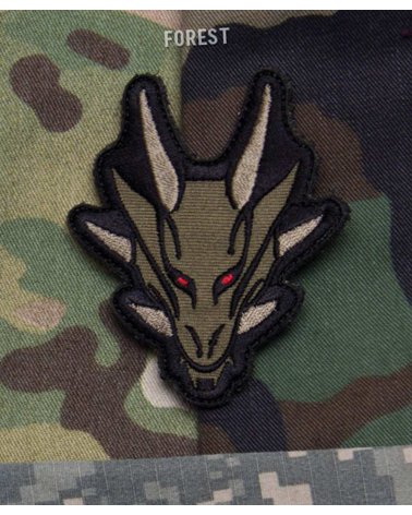 Patch Velcro Brodé "Dragon Head" MIL-SPEC MONKEY - coloris vert | SPECIALFORCE