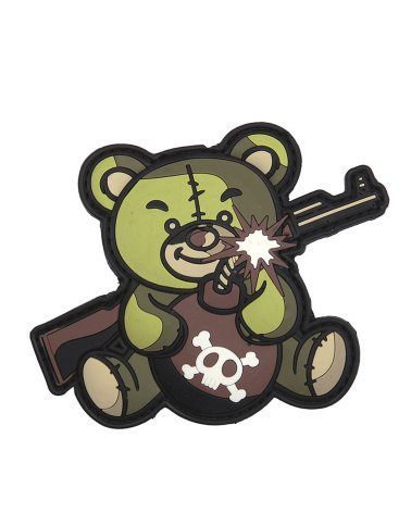 Patch Militaire Velcro PVC 3D "Terror Teddy" 101 INC - Coloris Vert | SPECIALFORCE