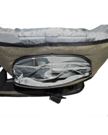 Sac Messenger tactique à bandoulière "Consul" 13,4 L PENTAGON TACTICAL - vue interne de la poche sous rabat | SPECIALFORCE