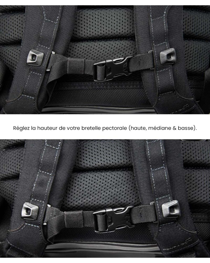 Sac à Dos "Consul" 27 L PENTAGON TACTICAL - réglez la bretelle pectorale sur 3 niveaux de hauteur | SPECIALFORCE