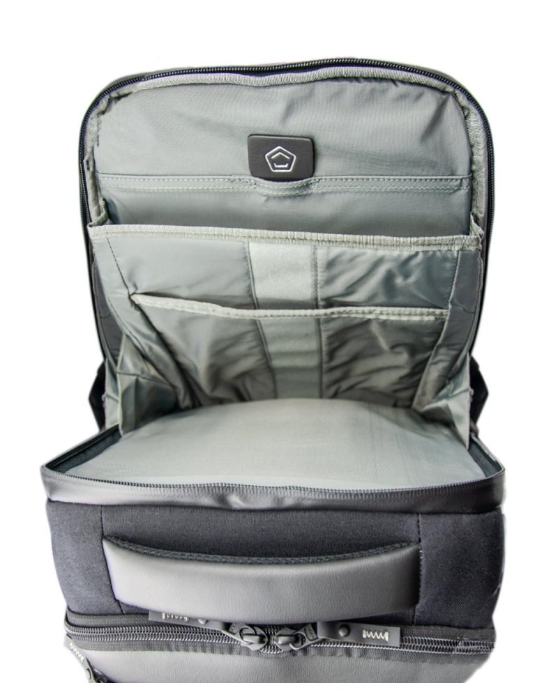 Sac à Dos "Consul" 27 L PENTAGON TACTICAL - vue interne du compartiment 3 sécurisé | SPECIALFORCE