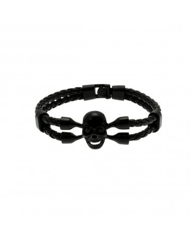 Bracelet Skull noir